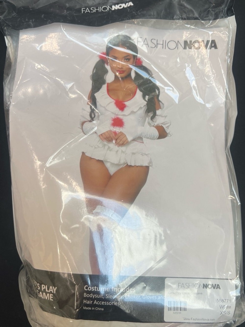Fashion Nova Sexy Clown Costume
